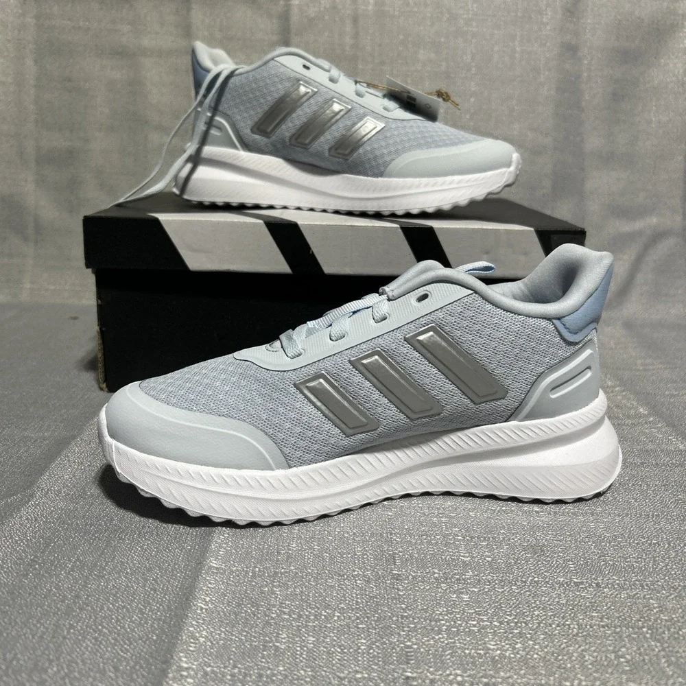 Adidas x PLR Path Kids Shoes Halo Blue Silver Metallic Glow Size 2 US New in Box
